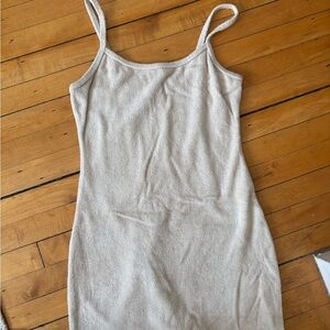 Cream Sleeveless Dress